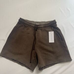 NWT Cotton Citizen Terry Faded Brown Shorts Size XS New